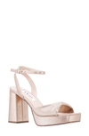 Nina Women's Stacie Platform Evening Sandal Women's Shoes In Taupe