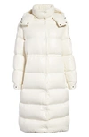 Moncler Cavettaz Recycled Nylon Down Coat In Natural