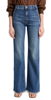 Nili Lotan Megan High-rise Stretch Wide-leg Jeans In Classic Wash