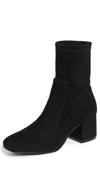 STUART WEITZMAN 60MM SLEEK SOCK BOOTIES BLACK