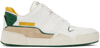 ISABEL MARANT WHITE & GREEN EMREEH SNEAKERS