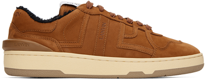 Lanvin Clay Low-top Sneakers In Brown