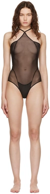 Knwls Black Celest Bodysuit In Black