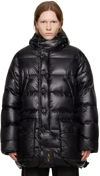 R13 Black Upside-down Down Jacket In Black