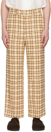 Young N Sang Brown Straight-leg Trousers In Brown