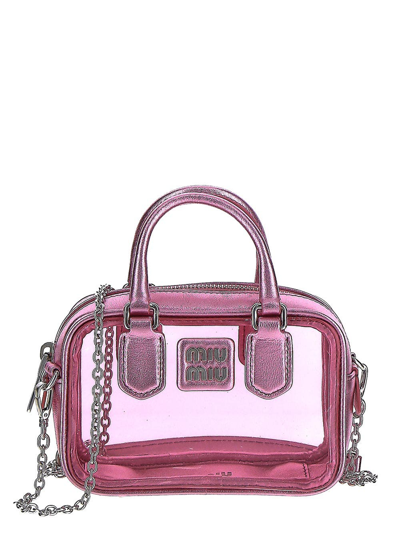 MIU MIU PINK MINI BAG,5BP0772F6ZF0XDS