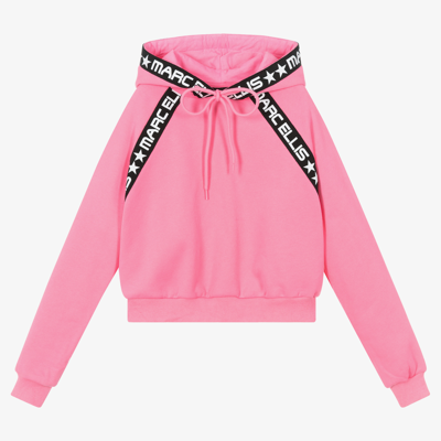 Marc Ellis Kids' Girls Pink Logo Hoodie