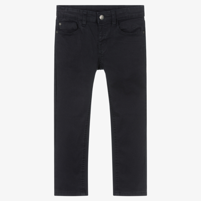 Mayoral Kids' Boys Navy Blue Chino Trousers