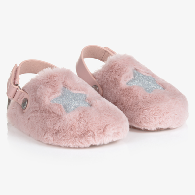 Mayoral Teen Girls Pink Slippers