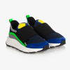 Versace Trigreca Low-top Sneakers In Blue
