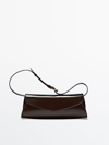 MASSIMO DUTTI LEATHER BAG WITH DETACHABLE STRAP