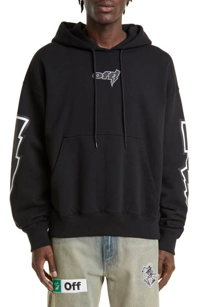 OFF-WHITE THUNDER STABLE SKATE GRAPHIC HOODIE 