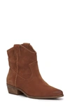Lucky Brand Hadrya Western Bootie In Ginger