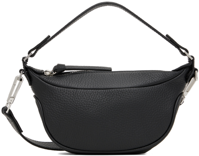 By Far Black Mini Ami Shoulder Bag In Black