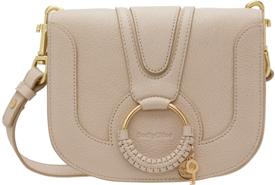 See By Chloé Beige Small Hana Shoulder Bag In 24h Cement Beige