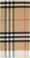BURBERRY BEIGE CLASSIC CHECK SCARF