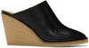 Isabel Marant Black Takita Wedge Mules In 01bk Black