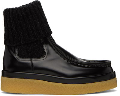Chloé Black Jamie Ankle Boots In Negro
