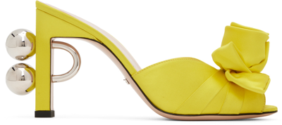 Gucci Women's Sandal With Spheres In Yellow