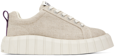 Eytys Beige Odessa Trainers In Raw Linen