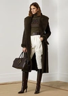 Polo Ralph Lauren Wilmer Reversible Shearling Coat In Loden