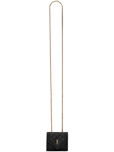 Saint Laurent Nano Gaby Shoulder Bag In Black