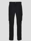 Givenchy Techincal Wool Cargo Pants In Black
