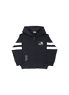Dolce & Gabbana Nautical Logo-patch Hooded Sweatshirt In Blu Scurissimo 1
