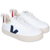 VEJA VEJA SNEAKERS BIANCHE IN SIMILPELLE CON LACCI
