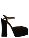 Stuart Weitzman Avenue 130 Suede Platform Pump In Black