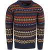 Barbour Little Boy's & Boy's Case Fair Isle Crewneck Sweater In Multicolor