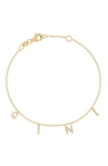 Bony Levy Monroe Reflecting Bracelet In 18k Yellow Gold - 4 Charms