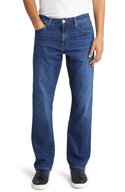Mavi Jeans Matt Relaxed Fit Jeans In Dark Brushed Feather Blue