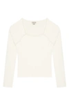 HABITUAL KIDS' POINTELLE DETAIL RIB SWEATER