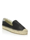 Soludos Women's Leather Espadrilles In Black