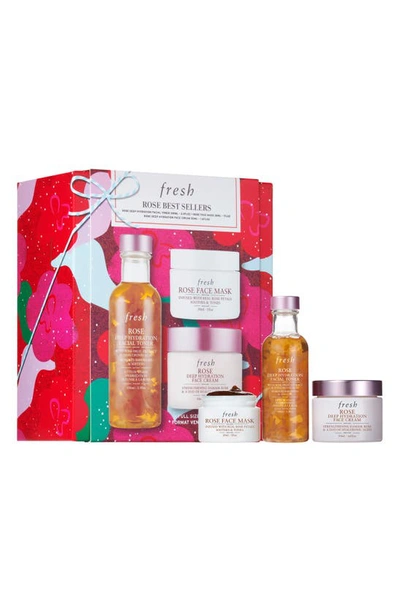 Fresh Rose Deep Hydration Skin Care Gift Set Usd $96 Value
