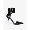 Alexander Mcqueen Punk Patent Pump In Black
