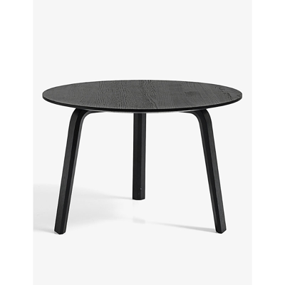 Hay Bella Circular Wooden Coffee Table 60cm X 39cm In Black