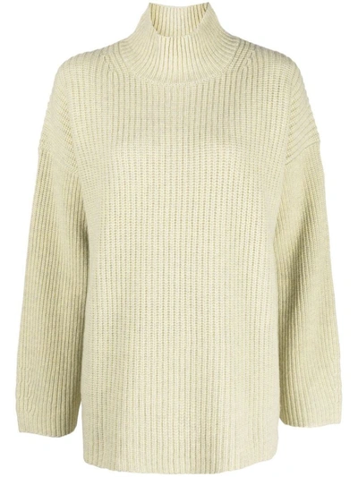 See By Chloé Oversize Knit Jumper In Beige