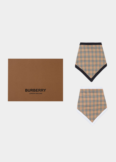 Burberry Kid's Camryn Two-piece Bib Gift Set