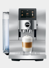 JURA Z10 PREMIUM FULLY AUTOMATIC HOT & COLD BREW COFFEE MACHINE, ALUMINUM WHITE