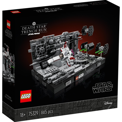Lego 75329 Â® Star Wars Death Starâ¢ Trench Run Diorama In Black | ModeSens