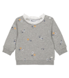 TARTINE ET CHOCOLAT BABY EMBROIDERED COTTON SWEATSHIRT