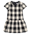 Tartine Et Chocolat Checked Bouclé Dress In Marine