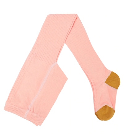Louise Misha Kids' Chukata Cotton-blend Tights In Pink