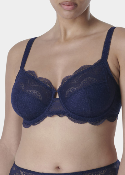 Simone Perele Karma Full Cup Support Lace Bra In Black