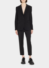 Kobi Halperin Collette Peak-lapel Single-button Jacket In Black