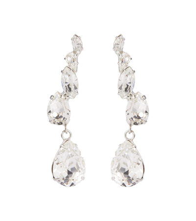 Jennifer Behr Women's Roxie Rhodium-plated & Crystal Drop Earrings In Silver