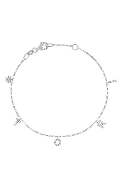 Bony Levy Icon Bracelet 4 Charm In 18k White Gold - 5 Charms