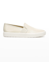 Vince Blair Leather Slip-on Sneakers In Moonlight